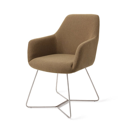 Jesper Home Hiroo Willow Eetkamerstoel - Beehive Steel - KwaliteitWonen.nl