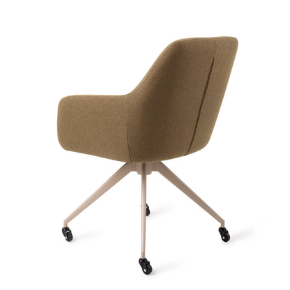 Jesper Home Hiroo Willow Eetkamerstoel - Glide Beige-Kwaliteitwonen.nl