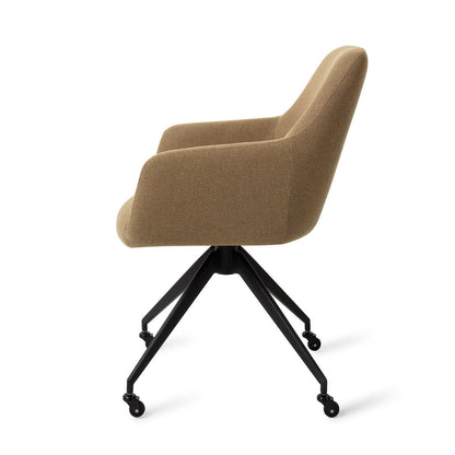 Jesper Home Hiroo Willow Eetkamerstoel - Glide Black - KwaliteitWonen.nl