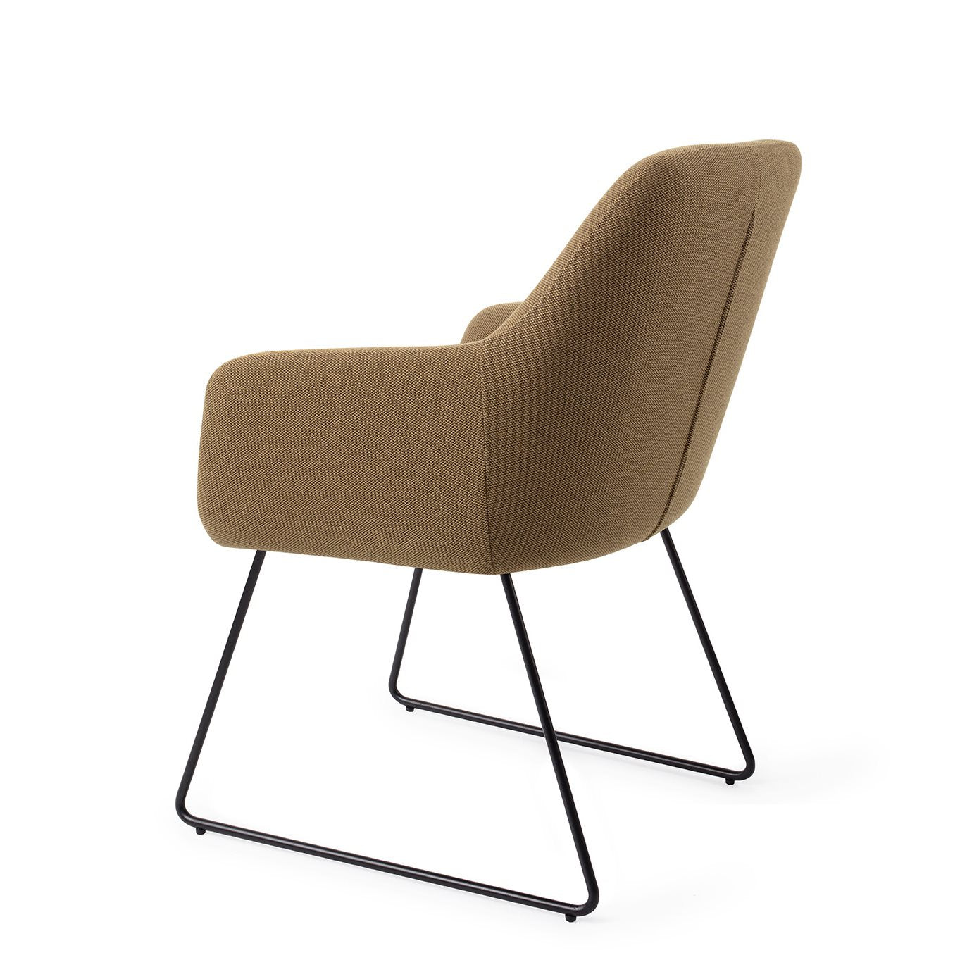 Jesper Home Hiroo Willow Eetkamerstoel - Slide Black - KwaliteitWonen.nl