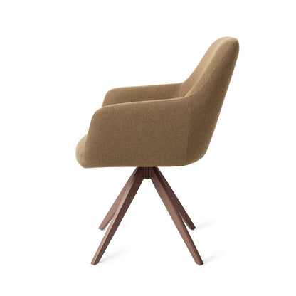 Jesper Home Hiroo Willow Eetkamerstoel - Turn Brown - KwaliteitWonen.nl