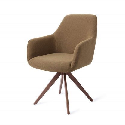 Jesper Home Hiroo Willow Eetkamerstoel - Turn Brown - KwaliteitWonen.nl