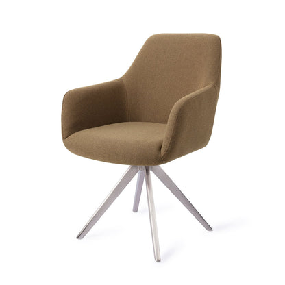 Jesper Home Hiroo Willow Eetkamerstoel - Turn Steel - KwaliteitWonen.nl
