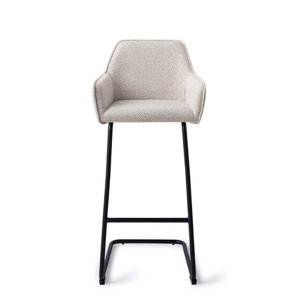 Jesper Home Hofu Checkers Charm Barkruk - Arch Black (H) - KwaliteitWonen.nl