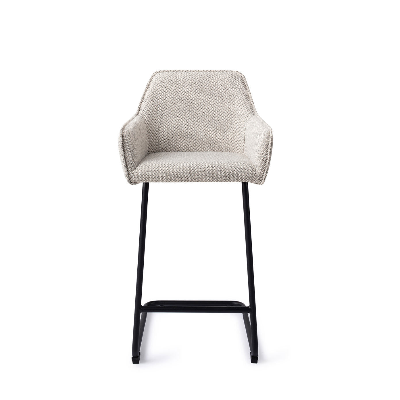 Jesper Home Hofu Checkers Charm Barkruk - Arch Black (L) - KwaliteitWonen.nl