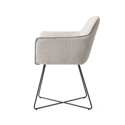Jesper Home Hofu Checkers Charm Eetkamerstoel - Cross Black - KwaliteitWonen.nl