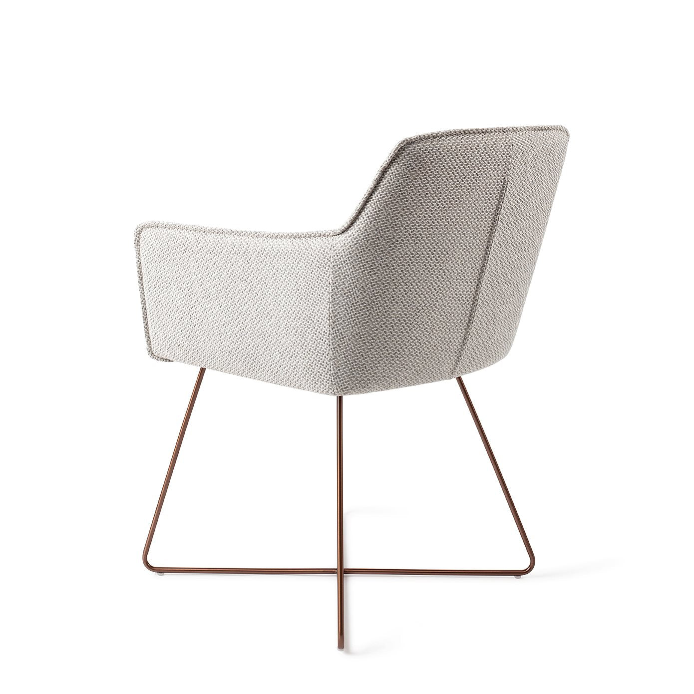 Jesper Home Hofu Checkers Charm Eetkamerstoel - Cross Rose - KwaliteitWonen.nl