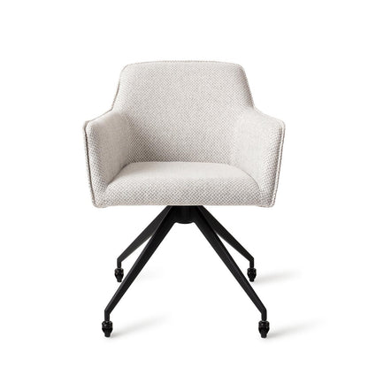 Jesper Home Hofu Checkers Charm Eetkamerstoel - Glide Black - KwaliteitWonen.nl