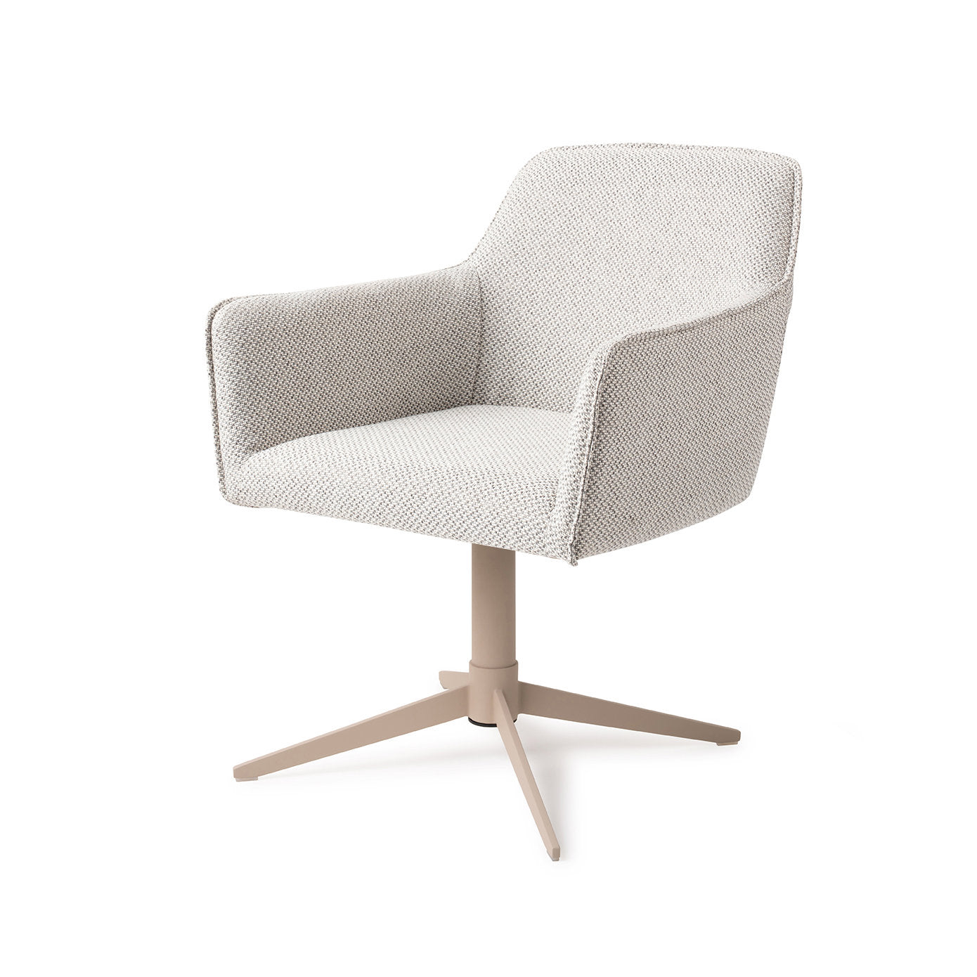 Jesper Home Hofu Checkers Charm Eetkamerstoel - Quad Beige - KwaliteitWonen.nl