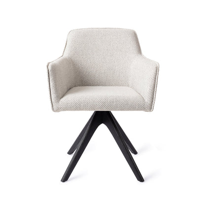 Jesper Home Hofu Checkers Charm Eetkamerstoel - Revolve Oak Black - KwaliteitWonen.nl