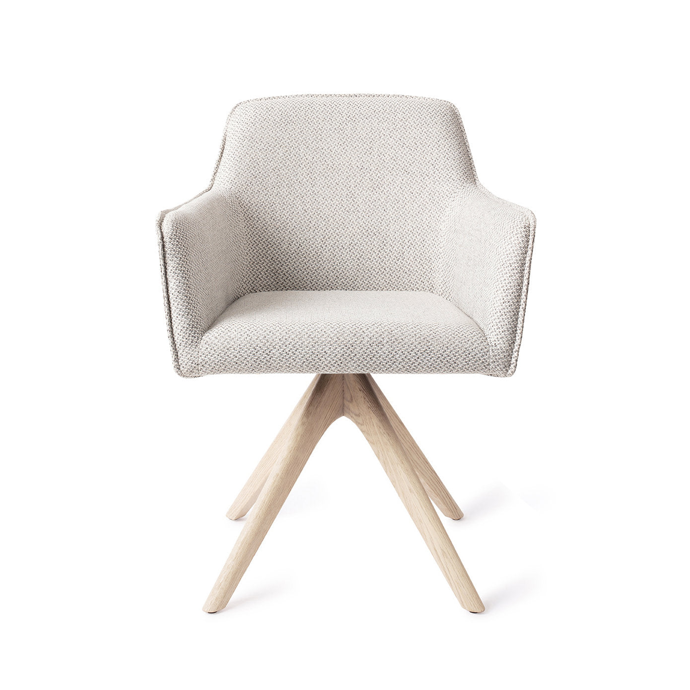 Jesper Home Hofu Checkers Charm Eetkamerstoel - Revolve Oak Bleach - KwaliteitWonen.nl