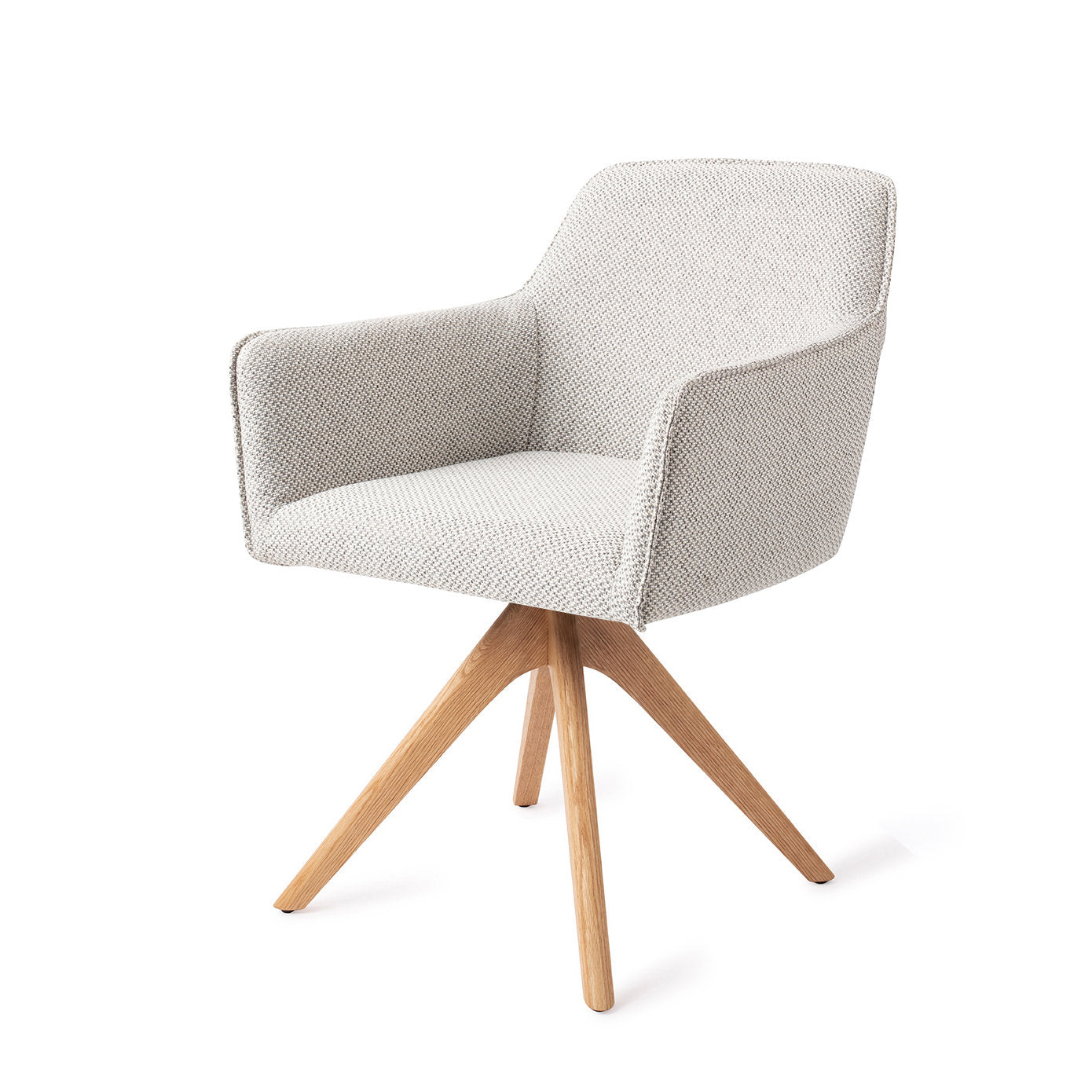 Jesper Home Hofu Checkers Charm Eetkamerstoel - Revolve Oak Natural - KwaliteitWonen.nl