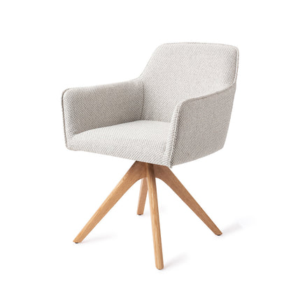 Jesper Home Hofu Checkers Charm Eetkamerstoel - Revolve Oak Natural - KwaliteitWonen.nl