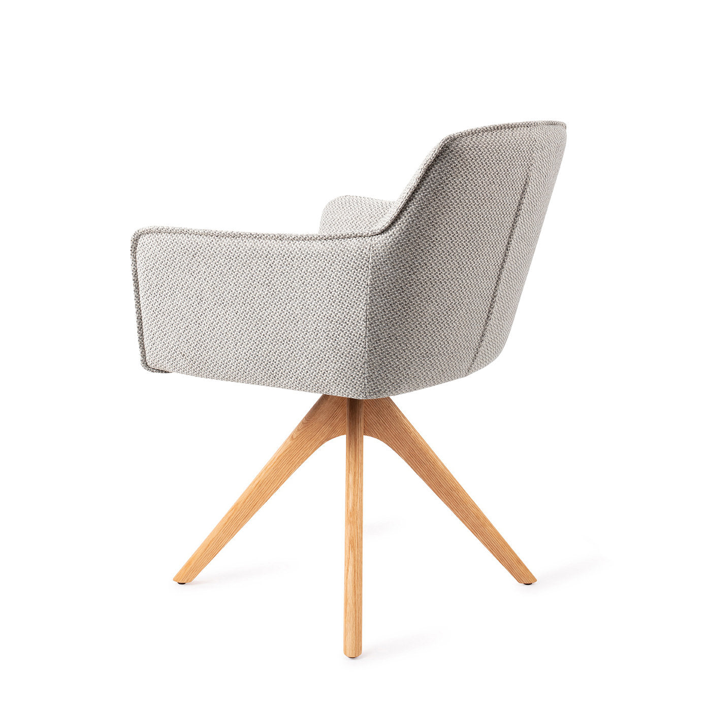 Jesper Home Hofu Checkers Charm Eetkamerstoel - Revolve Oak Natural - KwaliteitWonen.nl