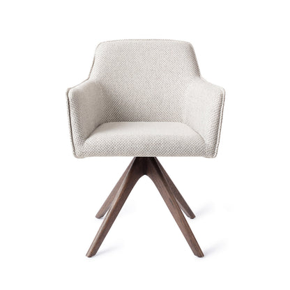 Jesper Home Hofu Checkers Charm Eetkamerstoel - Revolve Oak Walnut - KwaliteitWonen.nl