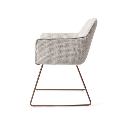 Jesper Home Hofu Checkers Charm Eetkamerstoel - Slide Rose - KwaliteitWonen.nl