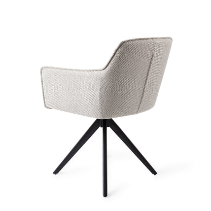 Jesper Home Hofu Checkers Charm Eetkamerstoel - Turn Black - KwaliteitWonen.nl