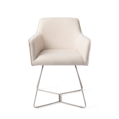 Jesper Home Hofu Enoki Eetkamerstoel - Beehive Steel - KwaliteitWonen.nl