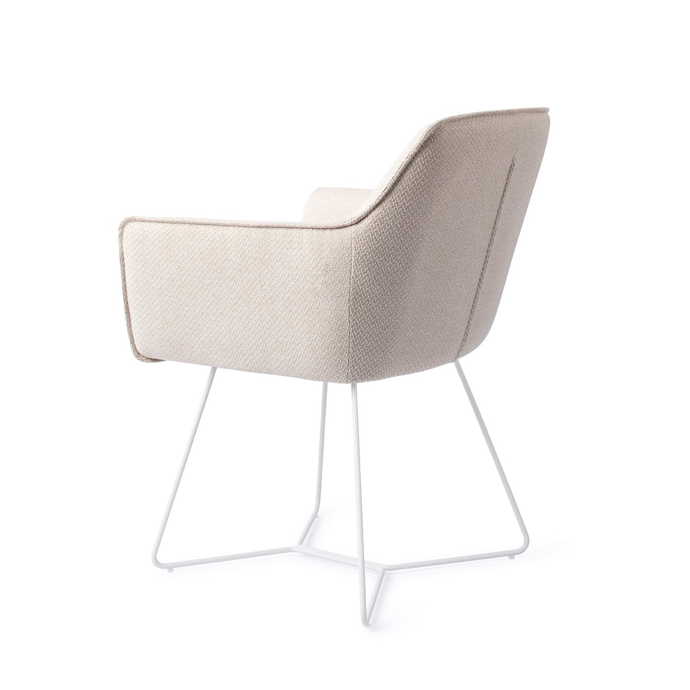 Jesper Home Hofu Enoki Eetkamerstoel - Beehive White - KwaliteitWonen.nl
