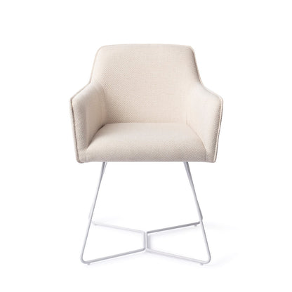 Jesper Home Hofu Enoki Eetkamerstoel - Beehive White - KwaliteitWonen.nl