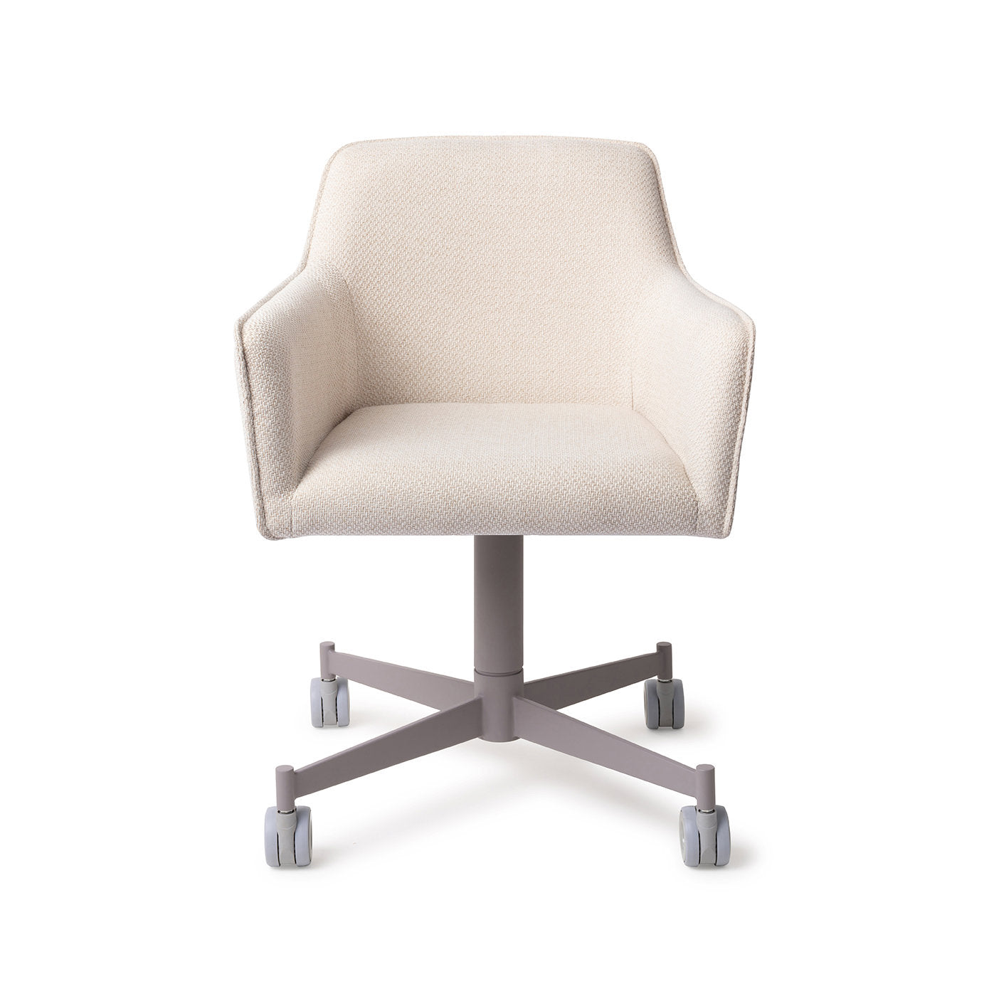 Jesper Home Hofu Enoki Eetkamerstoel - Caster Grey - KwaliteitWonen.nl