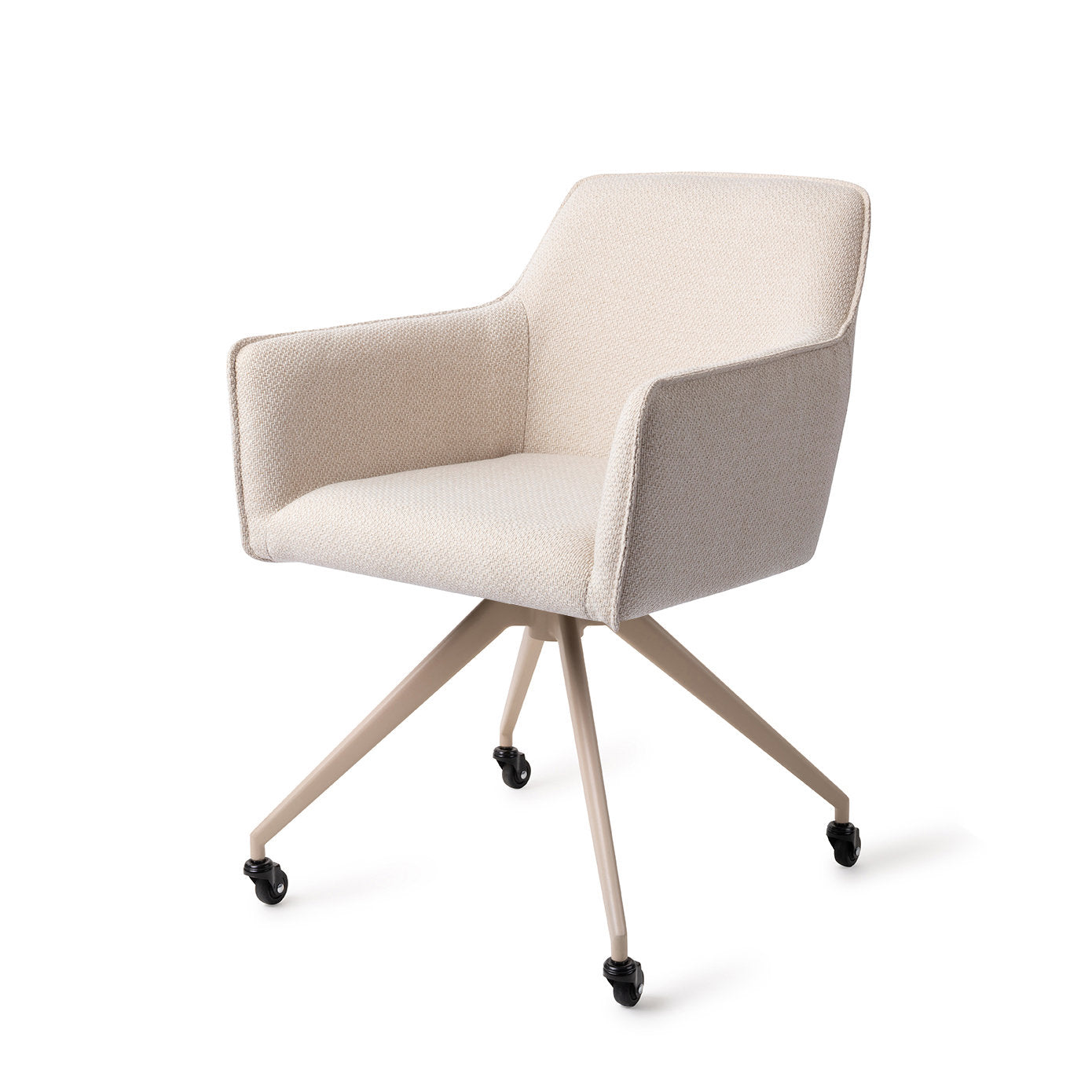 Jesper Home Hofu Enoki Eetkamerstoel - Glide Beige - KwaliteitWonen.nl