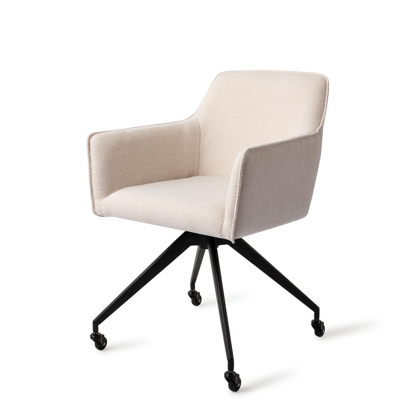 Jesper Home Hofu Enoki Eetkamerstoel - Glide Black - KwaliteitWonen.nl