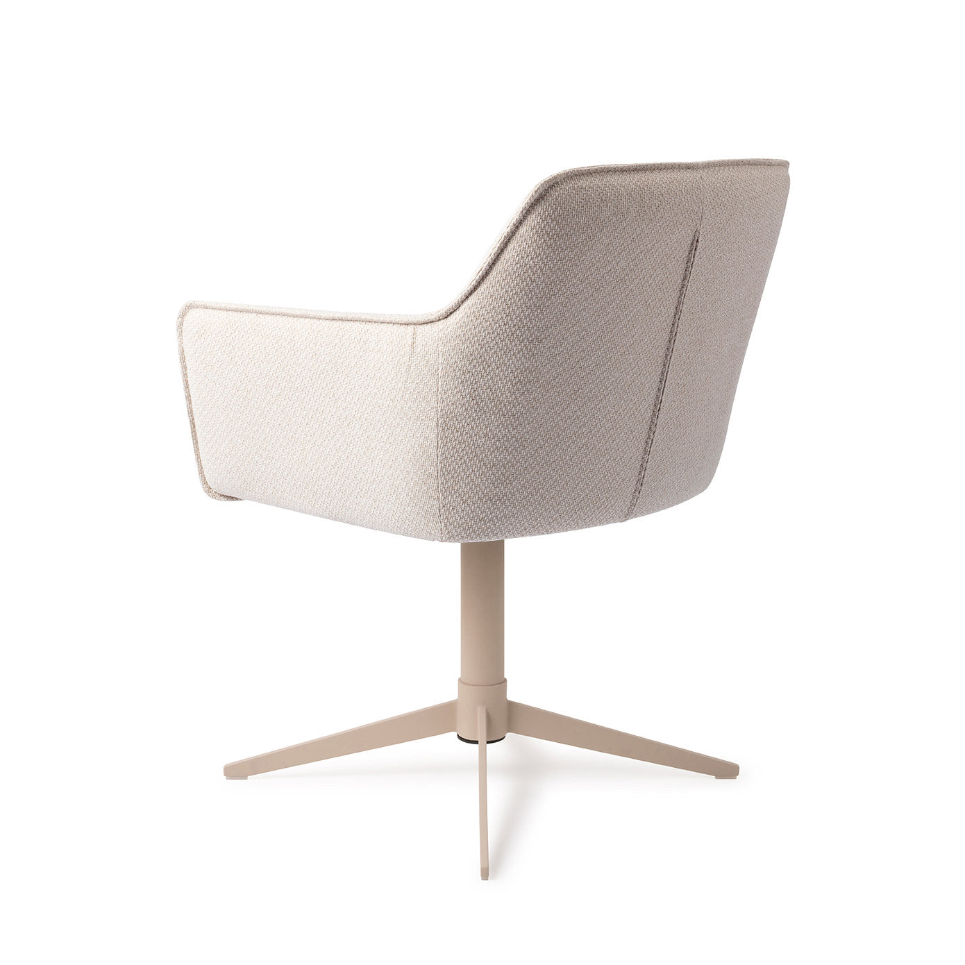 Jesper Home Hofu Enoki Eetkamerstoel - Quad Beige - KwaliteitWonen.nl