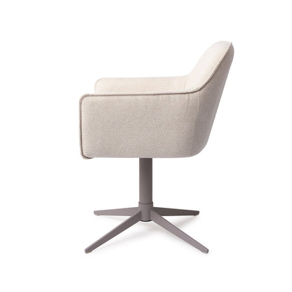 Jesper Home Hofu Enoki Eetkamerstoel - Quad Grey - KwaliteitWonen.nl