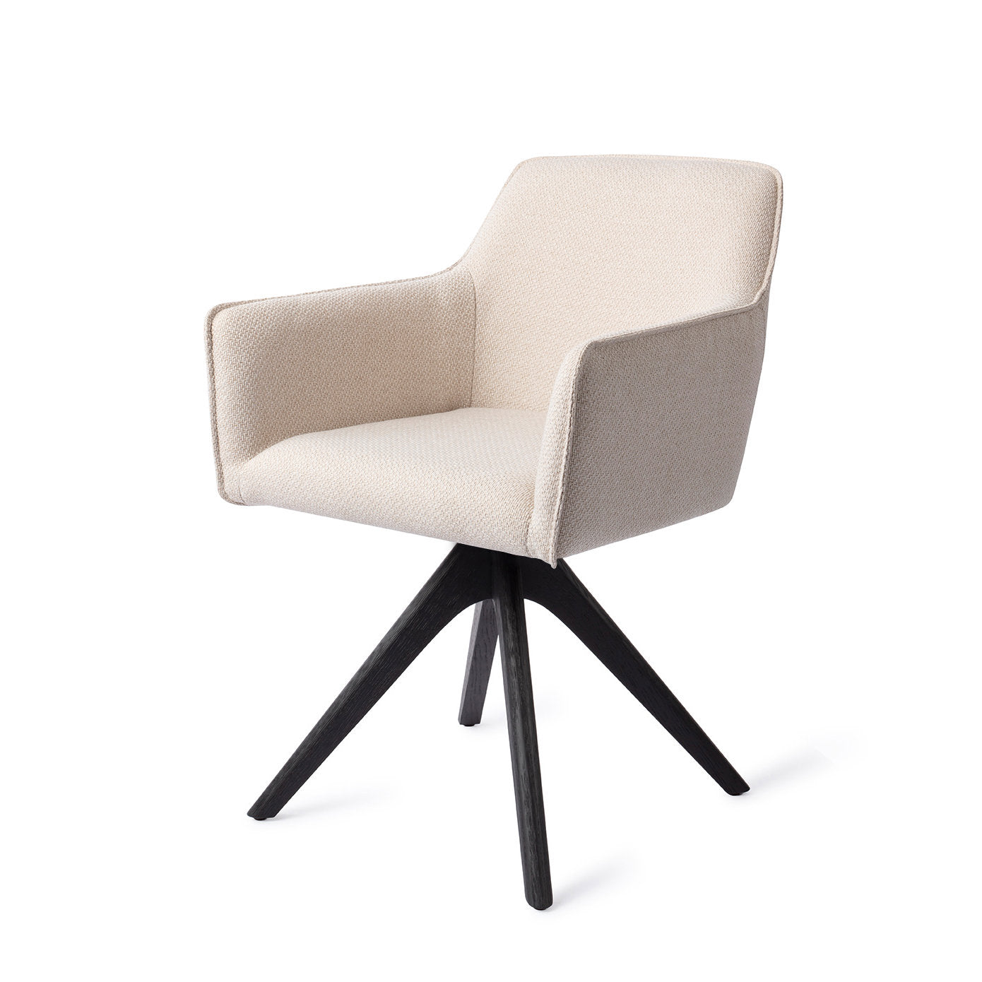 Jesper Home Hofu Enoki Eetkamerstoel - Revolve Oak Black - KwaliteitWonen.nl
