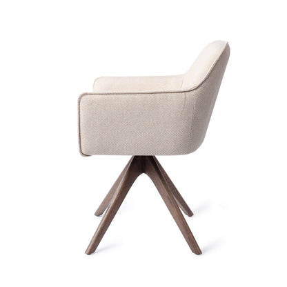 Jesper Home Hofu Enoki Eetkamerstoel - Revolve Oak Walnut - KwaliteitWonen.nl