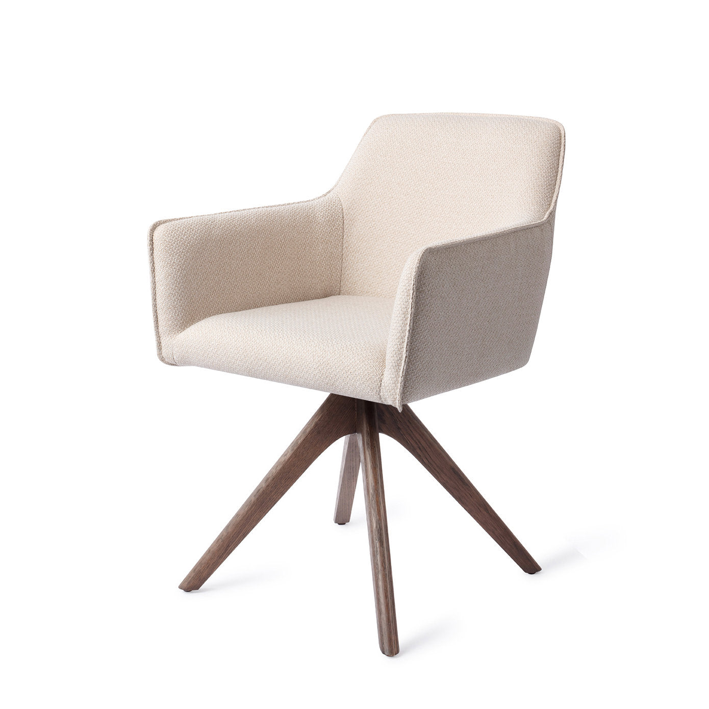 Jesper Home Hofu Enoki Eetkamerstoel - Revolve Oak Walnut - KwaliteitWonen.nl
