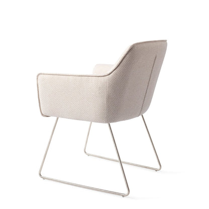Jesper Home Hofu Enoki Eetkamerstoel - Slide Steel - KwaliteitWonen.nl