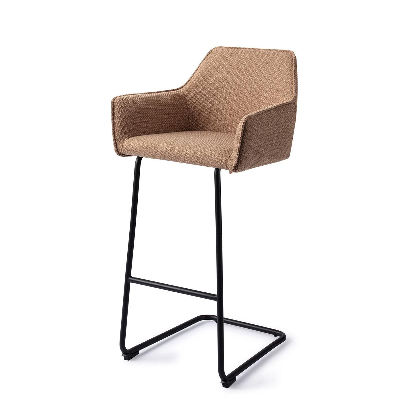 Jesper Home Hofu French Toast Barkruk - Arch Black (H) - KwaliteitWonen.nl