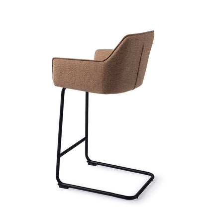 Jesper Home Hofu French Toast Barkruk - Arch Black (L) - KwaliteitWonen.nl