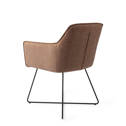 Jesper Home Hofu French Toast Eetkamerstoel - Cross Black - KwaliteitWonen.nl