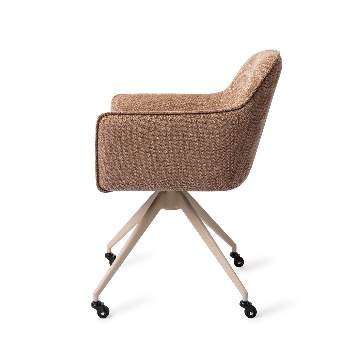 Jesper Home Hofu French Toast Eetkamerstoel - Glide Beige - KwaliteitWonen.nl