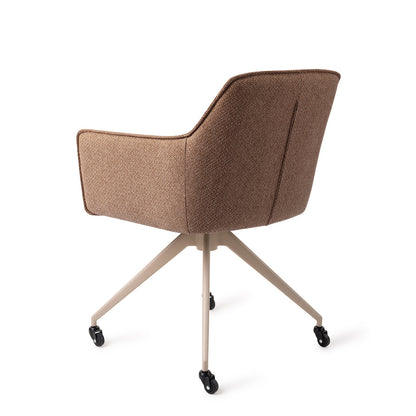 Jesper Home Hofu French Toast Eetkamerstoel - Glide Beige - KwaliteitWonen.nl