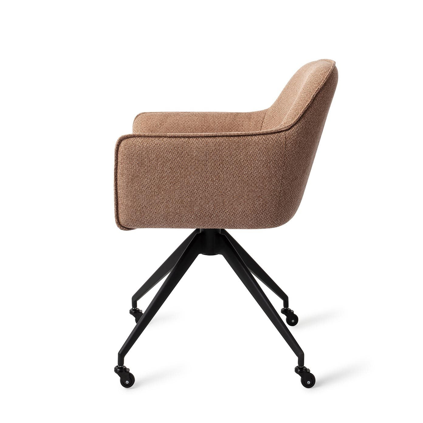 Jesper Home Hofu French Toast Eetkamerstoel - Glide Black - KwaliteitWonen.nl