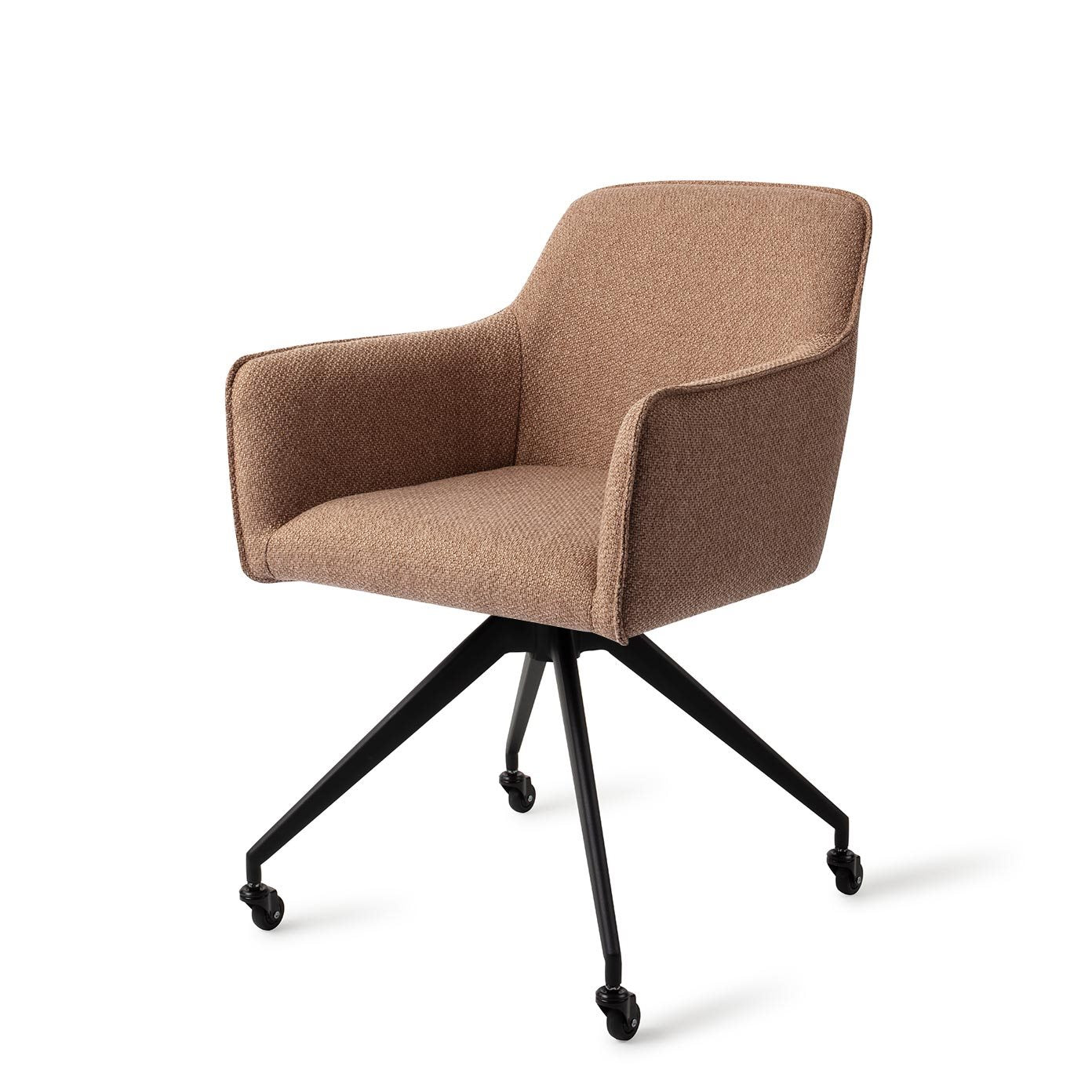 Jesper Home Hofu French Toast Eetkamerstoel - Glide Black - KwaliteitWonen.nl