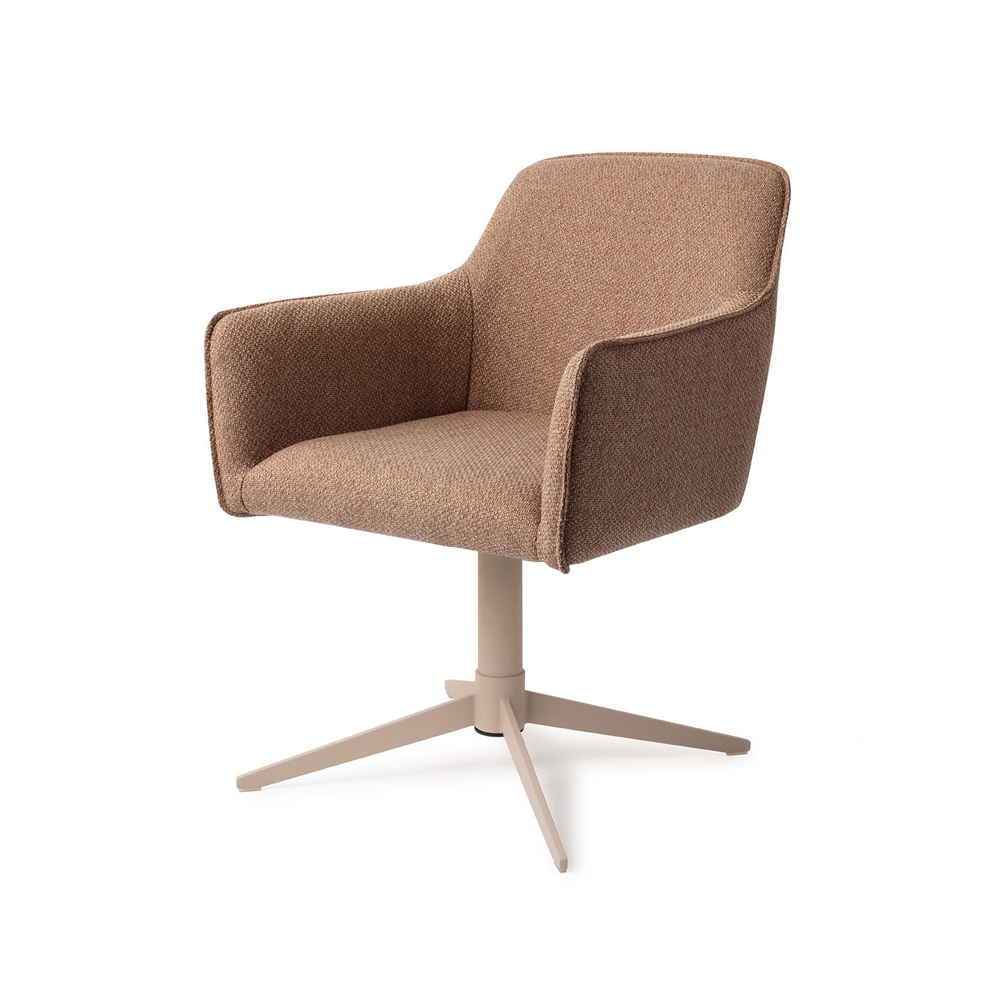 Jesper Home Hofu French Toast Eetkamerstoel - Quad Beige - KwaliteitWonen.nl