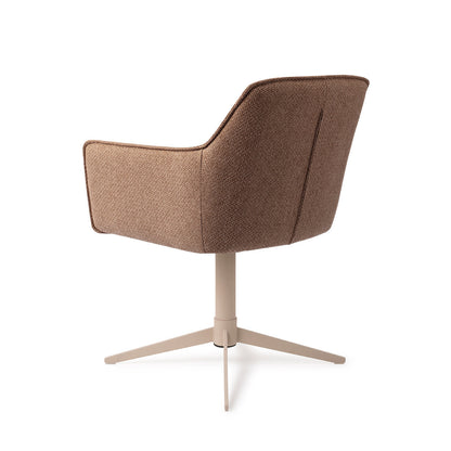 Jesper Home Hofu French Toast Eetkamerstoel - Quad Beige - KwaliteitWonen.nl