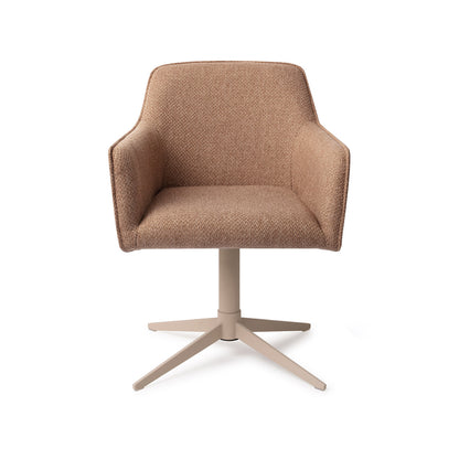 Jesper Home Hofu French Toast Eetkamerstoel - Quad Beige - KwaliteitWonen.nl