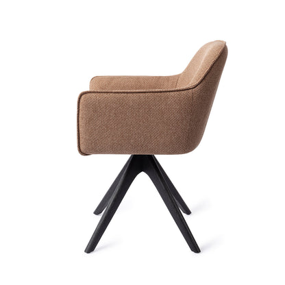Jesper Home Hofu French Toast Eetkamerstoel - Revolve Oak Black - KwaliteitWonen.nl