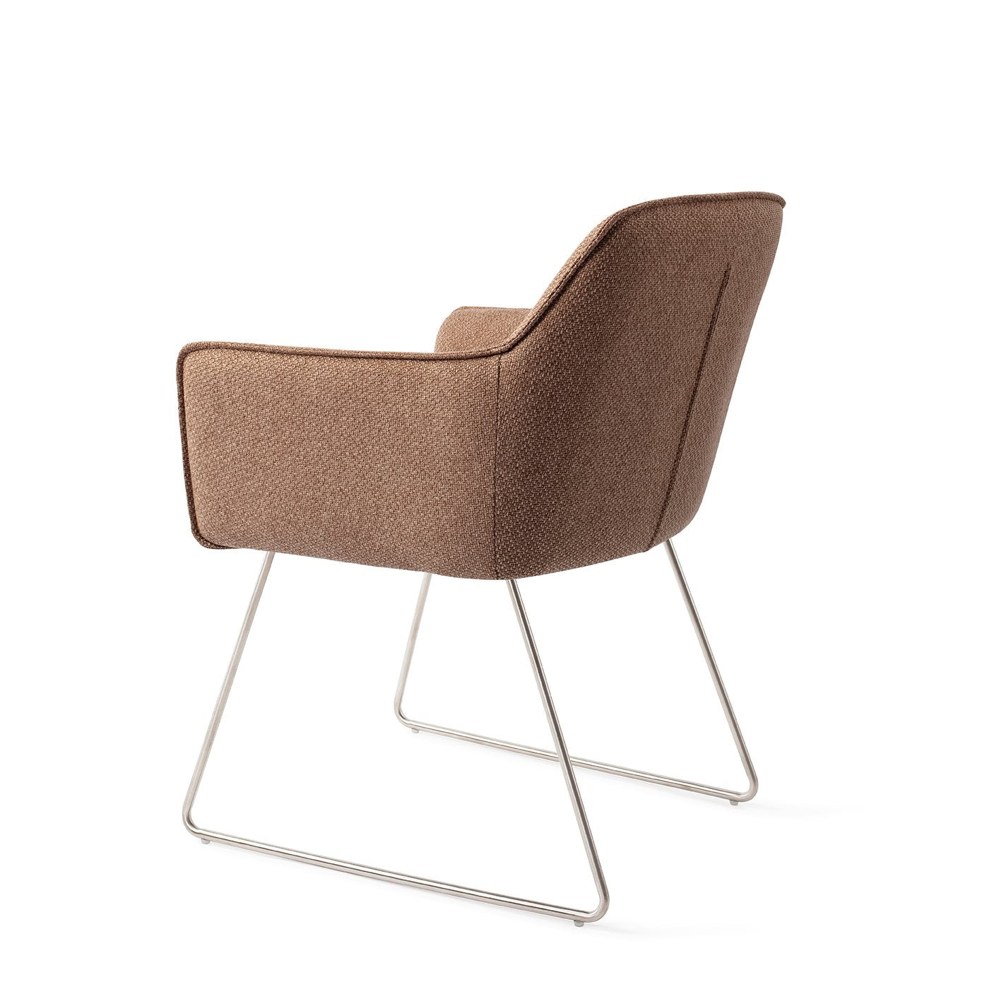 Jesper Home Hofu French Toast Eetkamerstoel - Slide Steel - KwaliteitWonen.nl