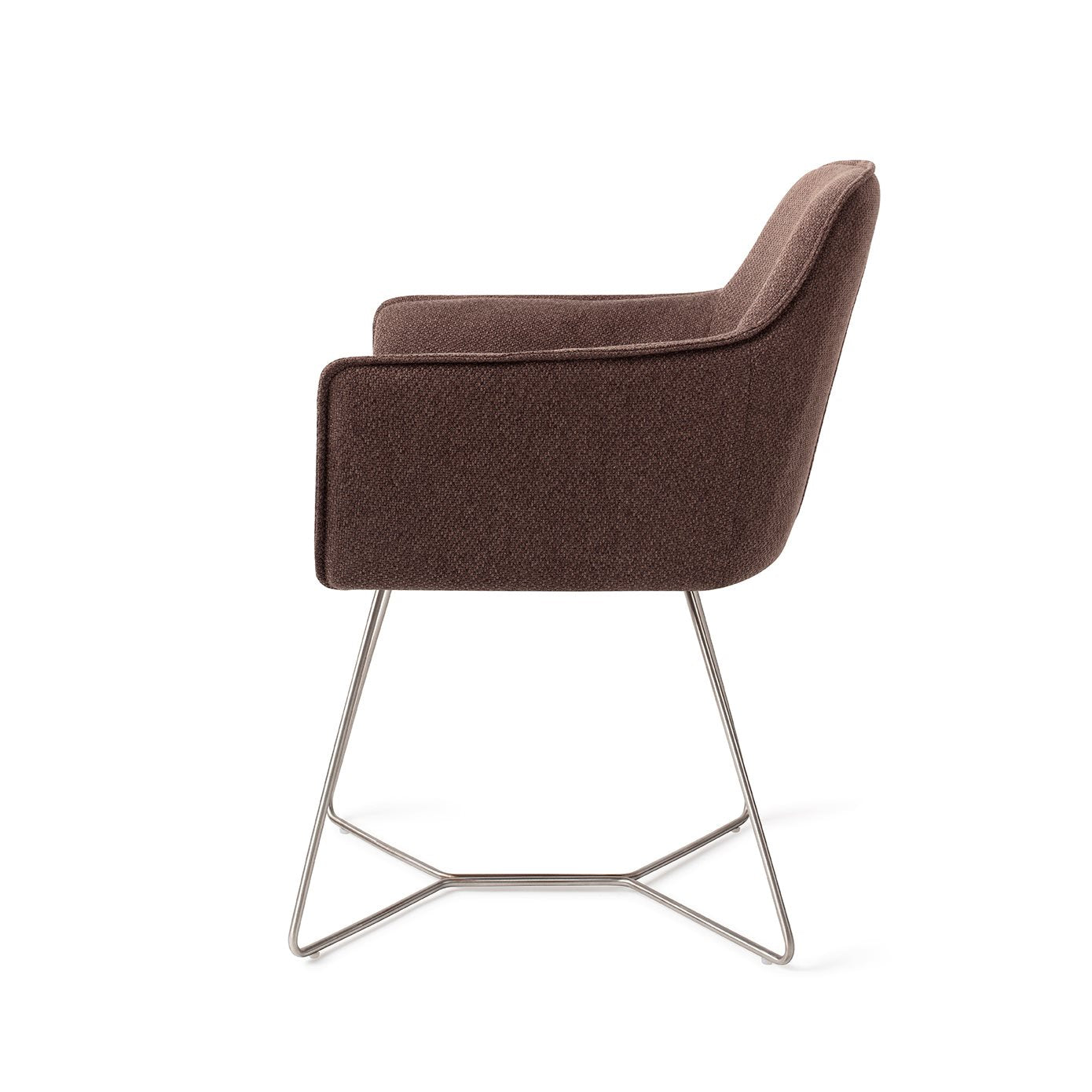 Jesper Home Hofu Potters Clay Eetkamerstoel - Beehive Steel - KwaliteitWonen.nl