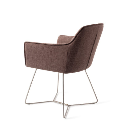 Jesper Home Hofu Potters Clay Eetkamerstoel - Beehive Steel - KwaliteitWonen.nl