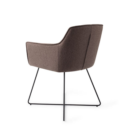 Jesper Home Hofu Potters Clay Eetkamerstoel - Cross Black - KwaliteitWonen.nl