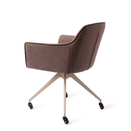 Jesper Home Hofu Potters Clay Eetkamerstoel - Glide Beige - KwaliteitWonen.nl