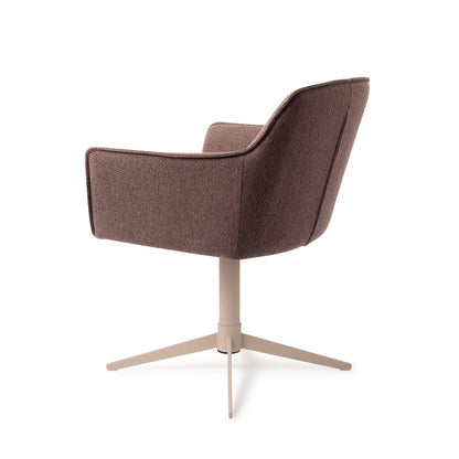 Jesper Home Hofu Potters Clay Eetkamerstoel - Quad Beige - KwaliteitWonen.nl